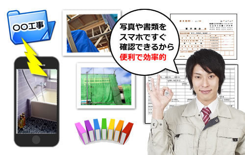 工事書類管理、工事写真管理